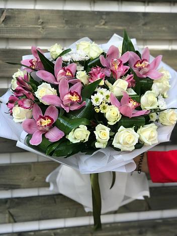 Букет цветов из: Розы и Хризантемы в Муром