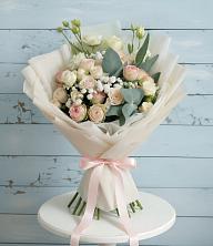 Букет цветов из:  Розы и Лизиантусы в Муром