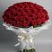 Букет 101 Красная роза Блэк Мэджик в Муром