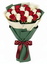 Букет Микс из красных и белых роз #REPLACE_PRED# Муром