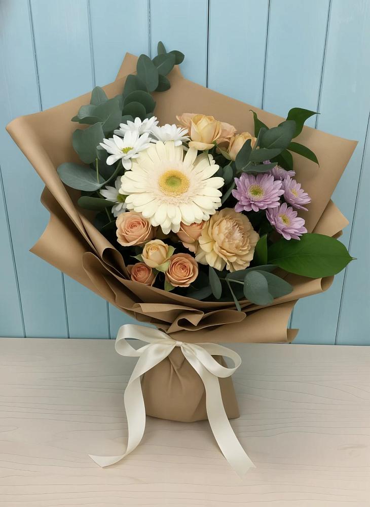 Букет цветов из: Герберы и Хризантемы в Муром