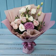 Букет цветов из:  Розы и Лизиантусы #REPLACE_PRED# Муром
