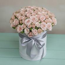 Цветочная композиция из Розы в шляпной коробке в Муром