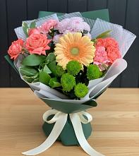 Букет цветов из:  Гвоздики, Розы, Герберы и Хризантемы в Муром
