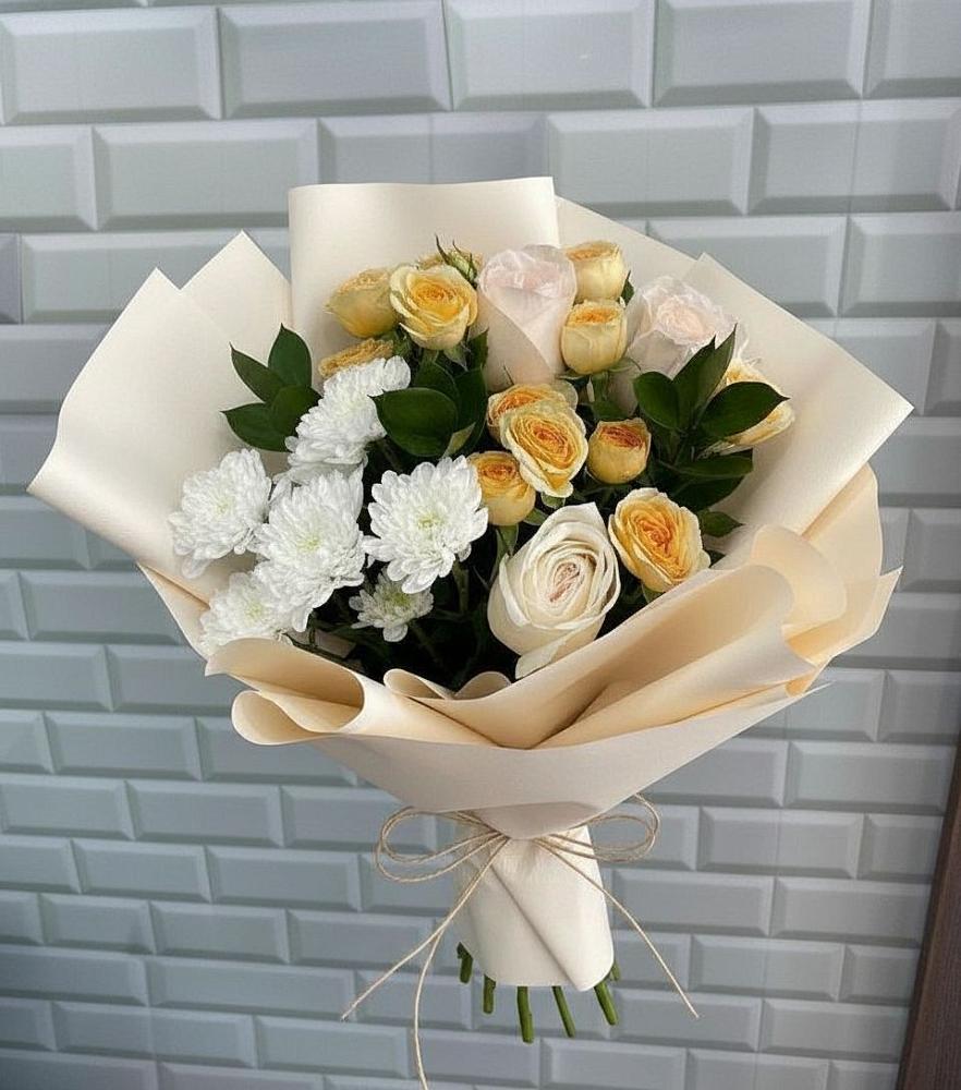 Букет цветов из: Розы и Хризантемы в Муром