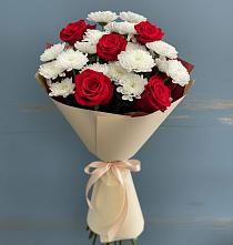 Букет цветов из:  Розы и Хризантемы в Муром