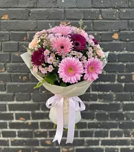 Букет цветов из:  Герберы и Хризантемы в Муром