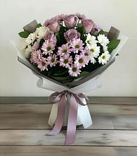 Букет цветов из:  Хризантемы и Розы #REPLACE_PRED# Муром