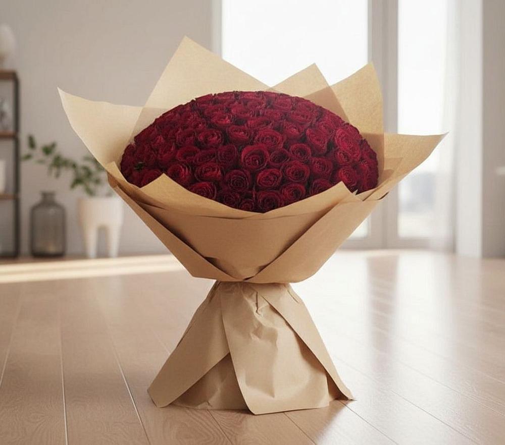 Букет 101 Красная роза в Муром