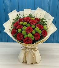 Букет цветов из:  Розы и Хризантемы #REPLACE_PRED# Муром