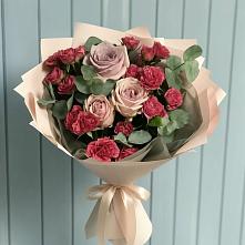 Букет цветов из:  Гвоздики и Розы в Муром