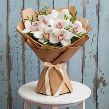 Букет цветов из:  Орхидеи и Розы в Муром