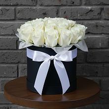 Цветочная композиция из Розы в шляпной коробке в Муром